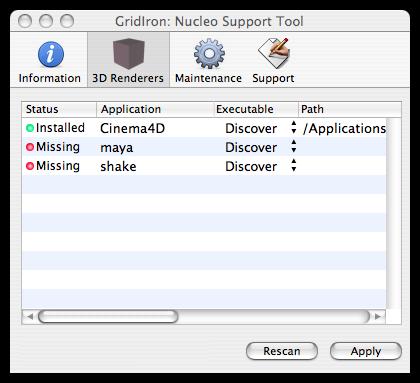 In these situations you can tell Nucleo Pro where to look for the application using the Nucleo Support Tool.
