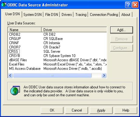 Configure the ODBC for MySQL (32 bit Windows) 1.