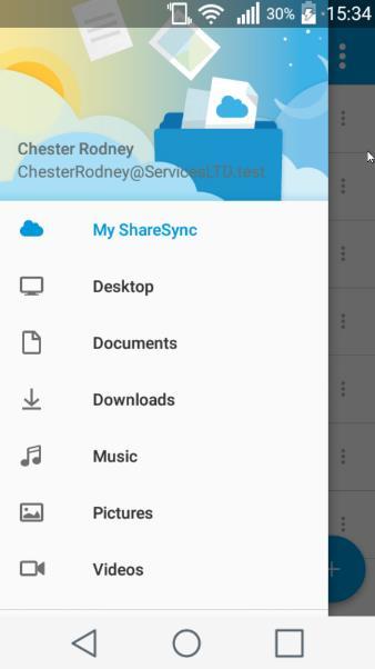 If you are sharing a folder with an external party (for example, a business partner or client), you can type their email address to send an external sharing request.