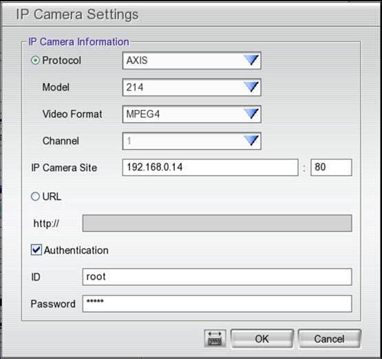 video setting, I/O if IP