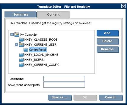 4. In the Save result as template field, enter a name for the template which will be created to