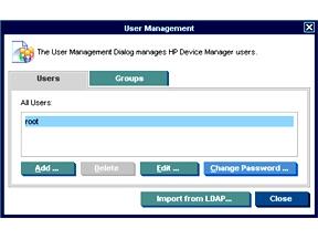 Importing users and groups Now that the LDAP server has been configured, Users and Groups must be imported.