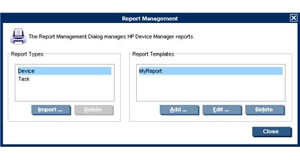 Generating a report using a Report template To generate a report using a Report template: 1.