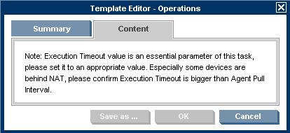 _Wake Up Device Figure 11-24 Template Editor Wake Up Device This template will cause the Gateway associated with the targeted thin clients