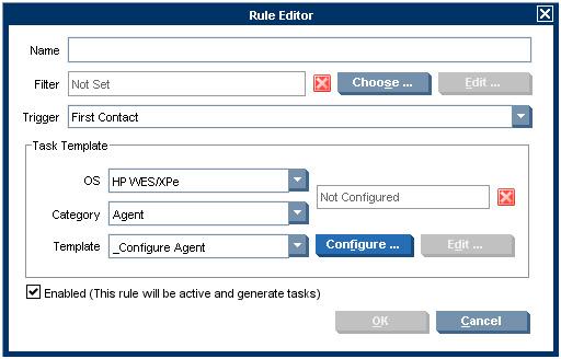 Task rules In HPDM rules enable you to automate the execution of tasks, and you can execute the rules in order.