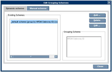 2. Click Edit Scheme and ensure the Dynamic Scheme tab is selected. Figure 5-4 Selecting the Dynamic Scheme tab 3.