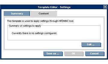 7. The settings will be copied from the device and stored in a new template which will appear in the Templates Pane with the name you specified in step 4. 8.