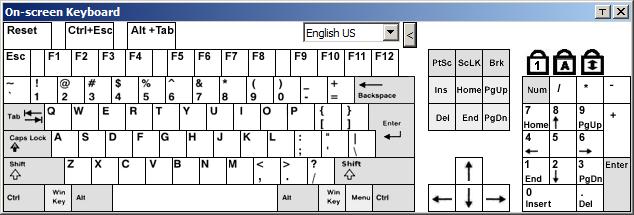 Chapter 5. The OSD Main Page To display/hide the expanded keyboard keys, click the arrow to the right of the language list arrow.