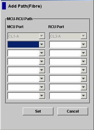 Adding and Deleting Logical Paths to an RCU Before adding a path to an RCU, make sure that the remote copy connection is properly installed, the appropriate MCU ports are configured as initiator