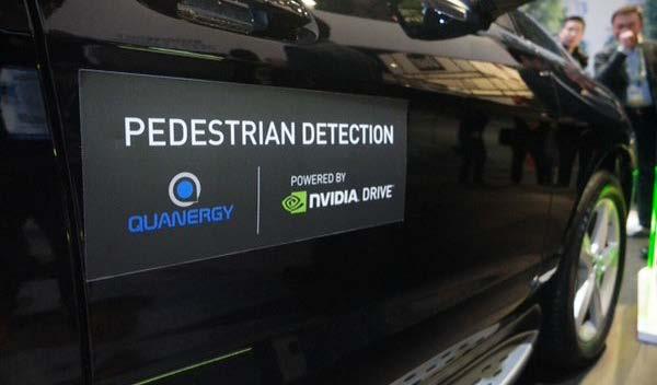 Nvidia demo in pedestrian detection combined a Quanergy LIDAR and Nvidia cameras.