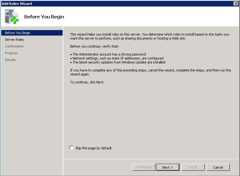Enable IIS 1. From the Start menu, select Administrative Tools > Server Manager. 2.