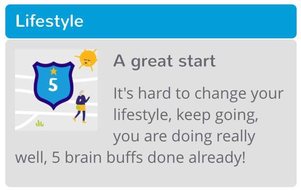 For example, after completing 5 Lifestyle buffs, you