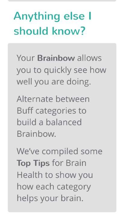 Build a balanced Brainbow to ensure you are buffing all categories equally.