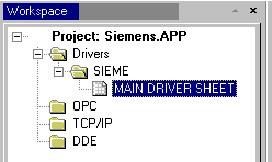 Main Driver Sheet (MDS) When the driver is inserted in the application, the MAIN DRIVER SHEET is automatically added to the driver folder.