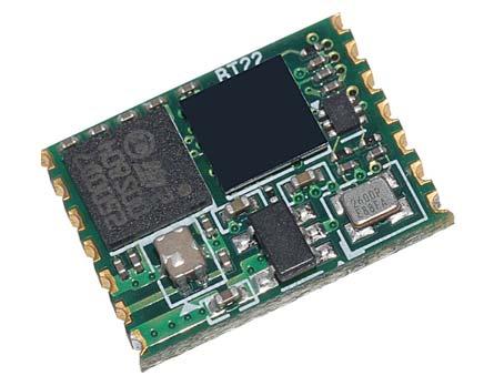 Bluetooth V2.1 + EDR module class 2 embedding SPP and AT commands Features Bluetooth radio Fully embedded Bluetooth v2.