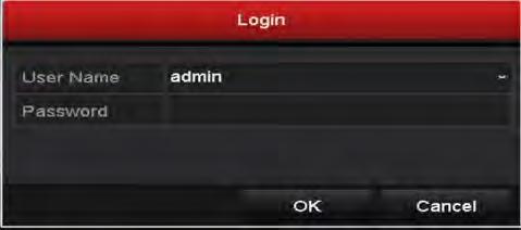 2.4 Login and Logout 2.4.1 User Login Purpose: If NVR has logged out, you must login the device before
