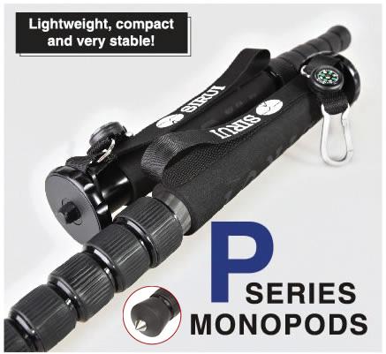 Monopods are easy to carry, can be set up instantly and are ideal when you are working in tight spaces.