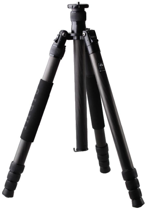 The NX tripod has a unique leg mechanism that allows you to move the legs up 180. This allows the tripod to be folded significantly smaller than comparably sized tripods with conventional leg designs.