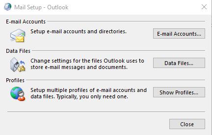 Creating a Profile Another way to access an Outlook maildrop is to create a profile.