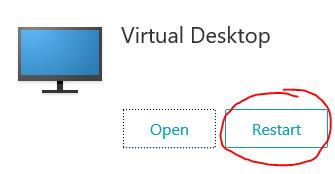 Desktop Viewer. Select Disconnect. ii. Click on Details on your desktop and select Restart on the next page. iii.