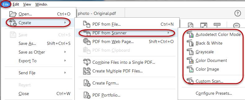 Tip: Grayscale will typically produce a nicer looking output compared to Black and White. When a document is scanned, the document will scan as an image, not as a document with text.