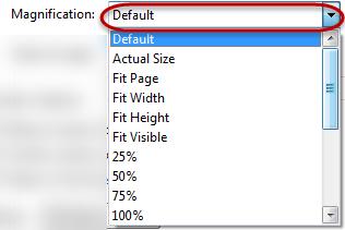 In the Layout and Magnification section on the top of the page, there are a couple options; Navigation tab When the PDF is opened the navigation pane on the