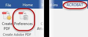 Note: When creating a Word document to convert to PDF, it is best practice to create the original document using Styles within Word.