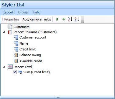 Structured reporting functions 19. Click Insert and adjust Table design to suit 20. Select cell G9 21. From the Ribbon bar, on the Atlas tab, in the Reporting group click the Balance button 22.