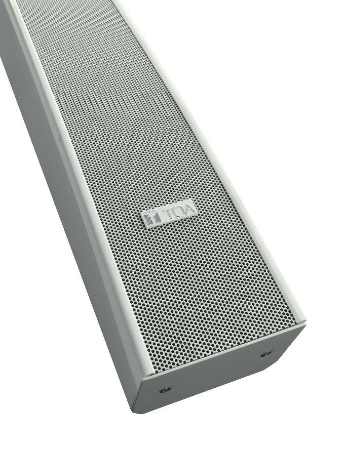 Line Array Speaker Systems Type-H / Type-S Series Slim Line Array Speakers with Clear and Well Focused Sound Enhancement Among TOA's wide range of sound reinforcement products, Line Array Speaker