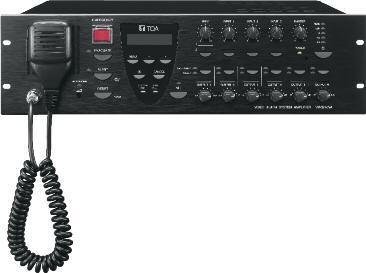 emergency announcements Up to 2 RM-300MF Emergency Remote Fireman s Microphones can be connected Up to a total of 4 RM-200M General Broadcast Remote Microphones and RM-300MF Fireman s Microphones can