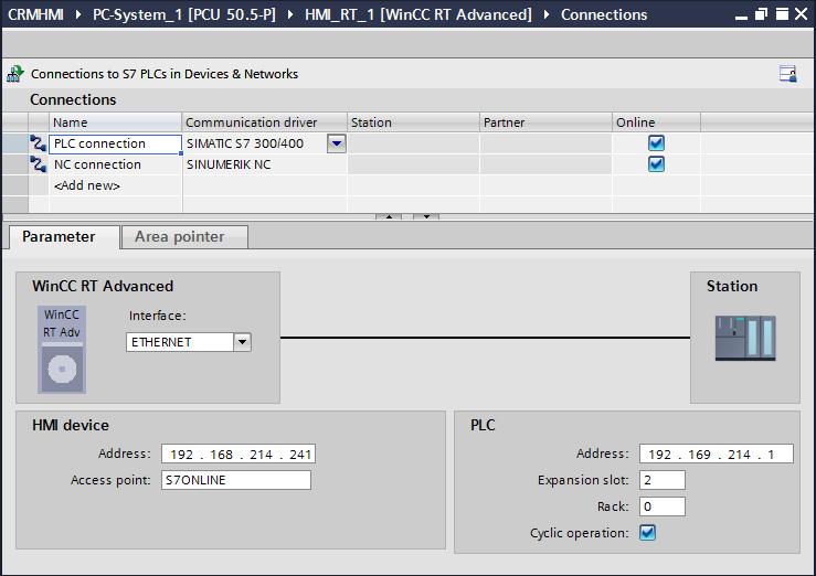 Configuring connections 5.3 Configuring a non-integrated connection Procedure To create a non-integrated connection, follow these steps: 1.