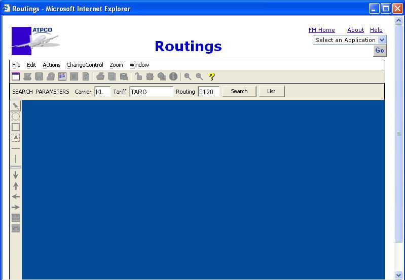 Inquiry How to view routing maps and restrictions Step 1. At the List screen, click the desired routing number.