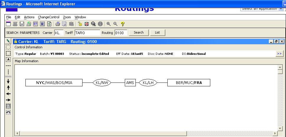 Modifying Routing Maps Step 9. Close the routing map. Click X to close the routing map.