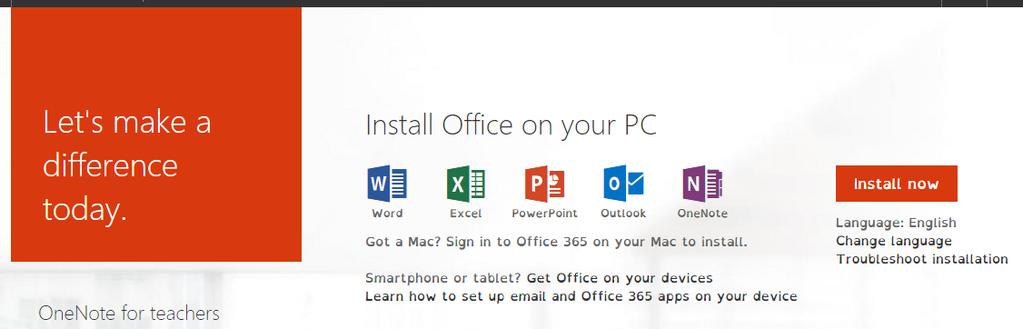 Then, it will take you to the software download page, where you can download Office 365. Simply follow the on screen directions and you ll be all set.