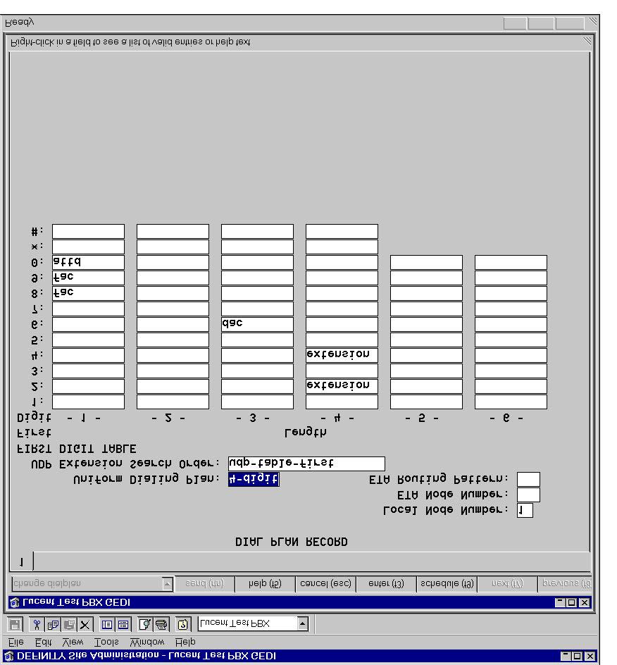 Lucent Definity G3r PBX Configuration Lucent Definity G3r PBX Version Information Software: Version G3V7i.01.0.343.7 Hardware: G3siV7.