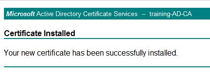 Click Install this certificate.