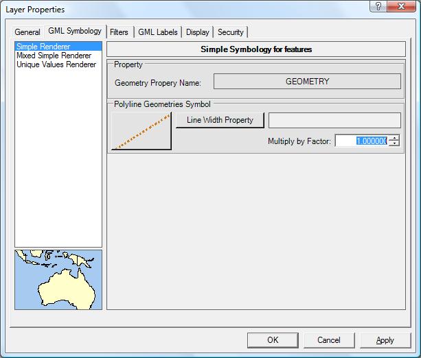 Figure 26 GML Labels Simple labeling can be added to GML based layers.