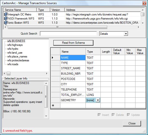 Figure 31 3.3.1.1. Editing the Properties Table The Manage Transaction Sources tool provides a lot of flexibility on editing the properties information and rules.