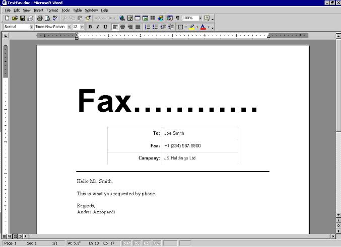 Note that the user must be a GFI FAXmaker user!