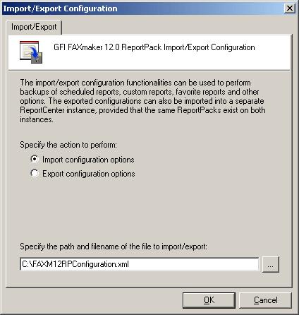 Screenshot 219 - Import setting dialog box 5. Click OK to start the import process. 6.