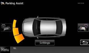 : Displays information about the Parking Distance Sensor of