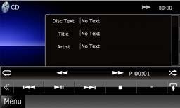 Disc media will be referred to as CD/DVD disc which includes audio, picture or video files. The screen shot below is for CD. It may be different from the one for disc media.