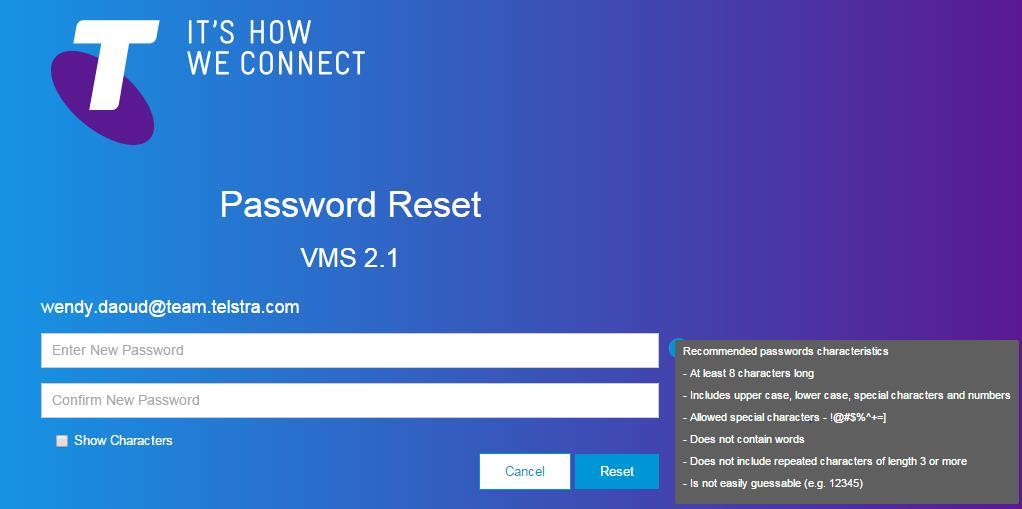 If you miss resetting your password within that timeframe, you ll need to ask your Internet VPN administrator to request a password reset on your behalf.