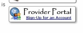 account Click Provider Portal Sign-Up an Account icon on the