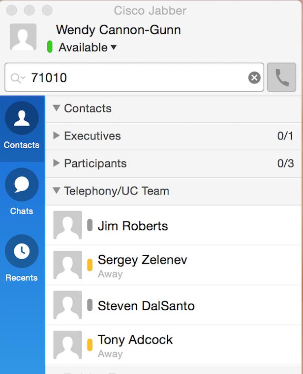 Add Contacts/Groups to your Contact List Adding internal contacts allows
