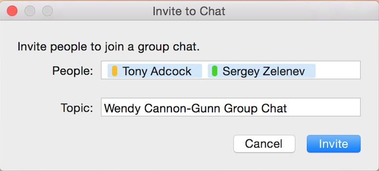 Once a Chat is established, the Chat window will appear with the following Chat features: 1. Screen Share. 2.