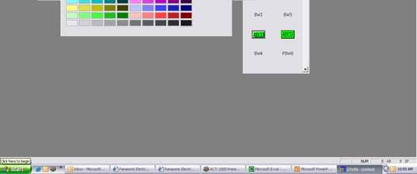 color selection By right clicking on a base screen, you