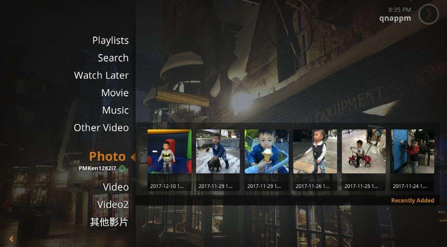 PLEX Home Theater Local playback Play multimedia