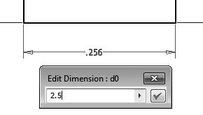 Inside the graphics window, press and hold down the left-mouse-button, then move downward to enlarge the current display scale factor. 4. Press the [Esc] key once to exit the Zoom command. 5.