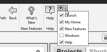 For example, clicking the What s New option will bring up the Internet Browser, which contains the list